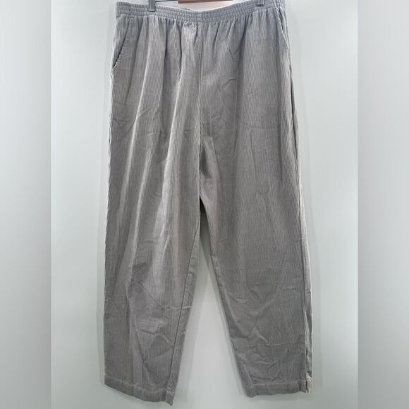3For$20 Blair Corduroy Gray Pants size XLG TALL NWOT - Picture 1 of 5